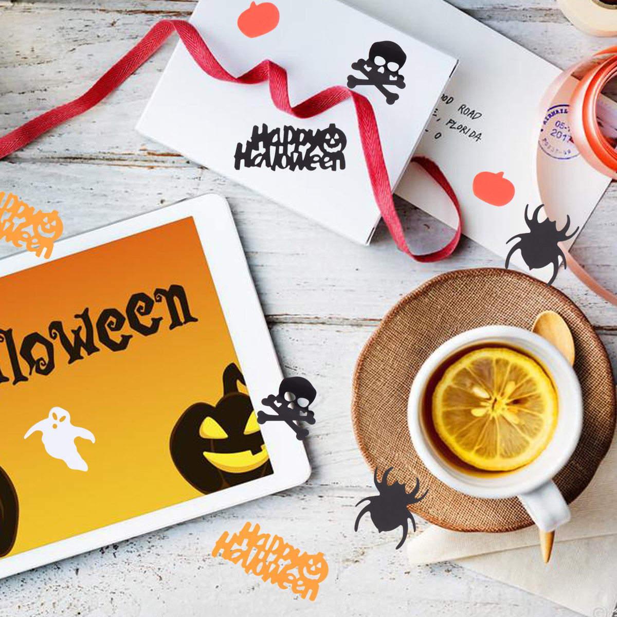 78g Mixed Halloween Party Pape - Papercraft Supply Confetti ulasan dan harga