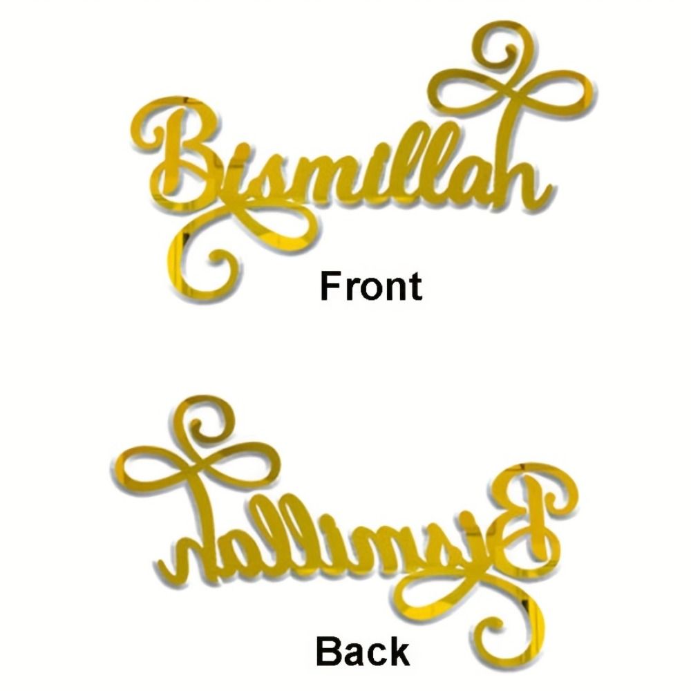 6pcs/Set New Gold Ramadan Wall - Party Banner Gold ulasan dan harga