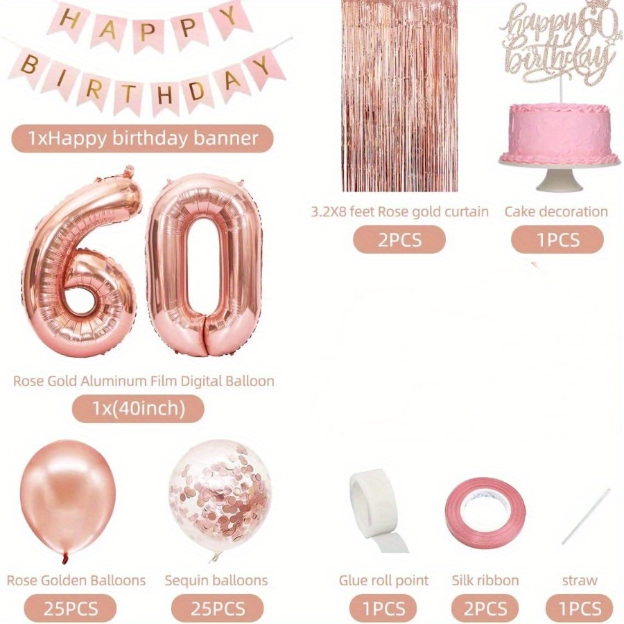 58Pc/Set 40Inch Number Foil Ba - Party Banner Gold ulasan dan harga