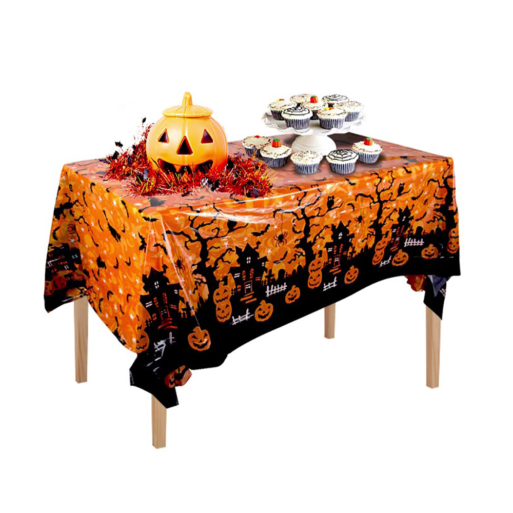 Halloween Decoration Tableclot - Table Cloth Disposable ulasan dan harga