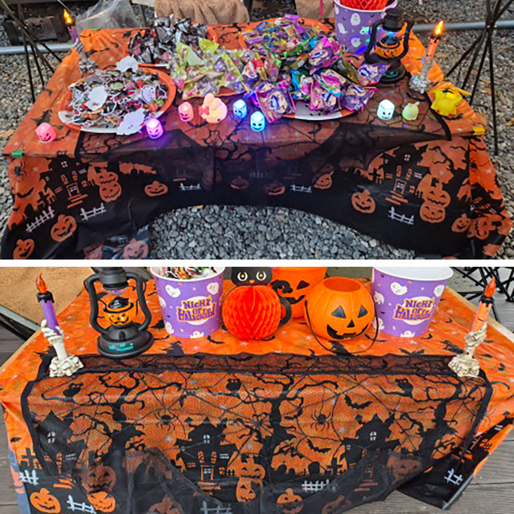 Halloween Decoration Tableclot - Table Cloth Disposable ulasan dan harga