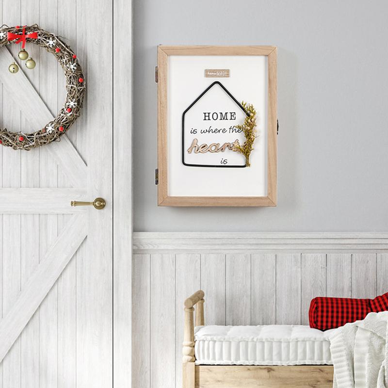 Key Holder Wall Mount Key Box  - Flower Wall Panel ulasan dan harga