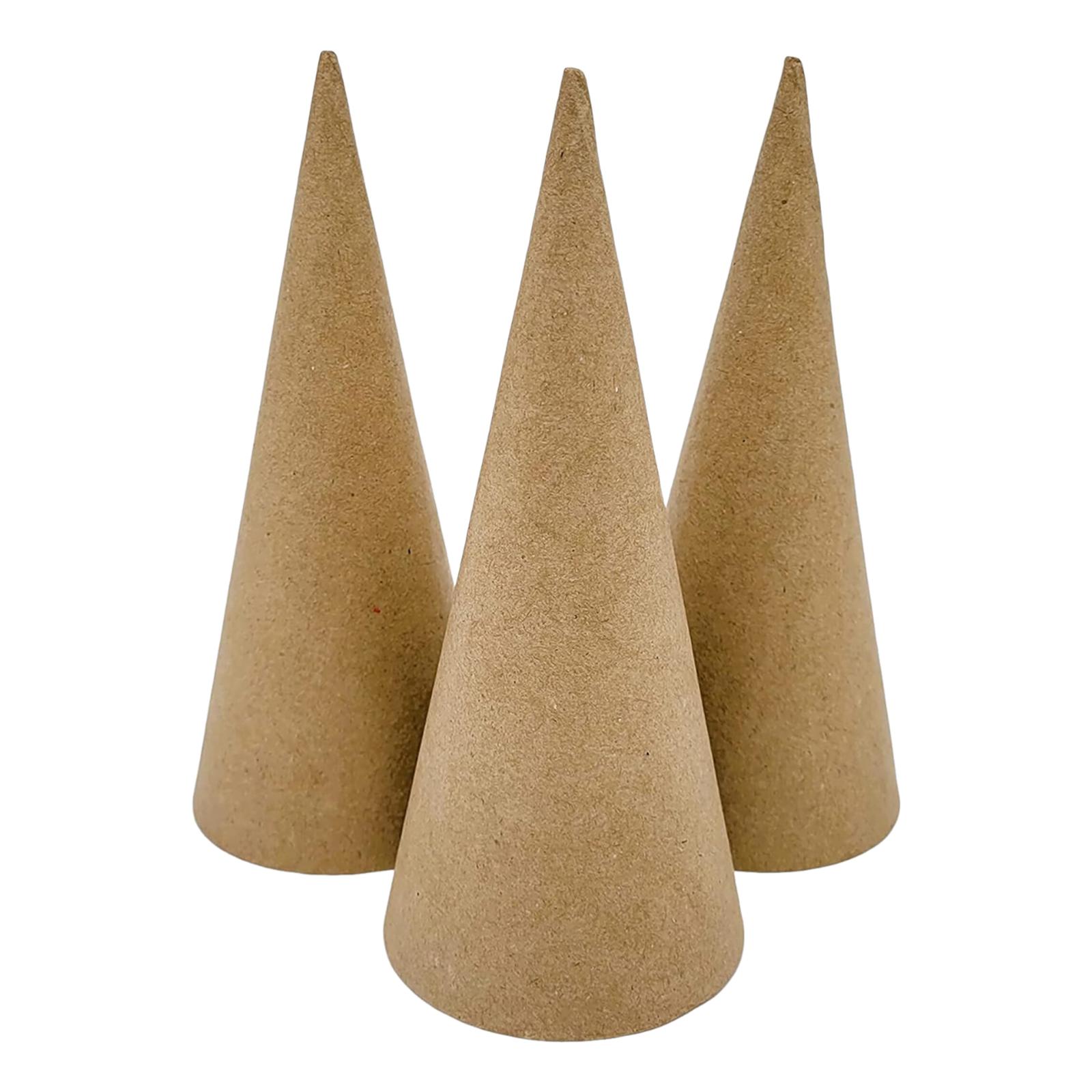 3x Paper Mache Cones, Open Bot - Cotton Candy Cone ulasan dan harga