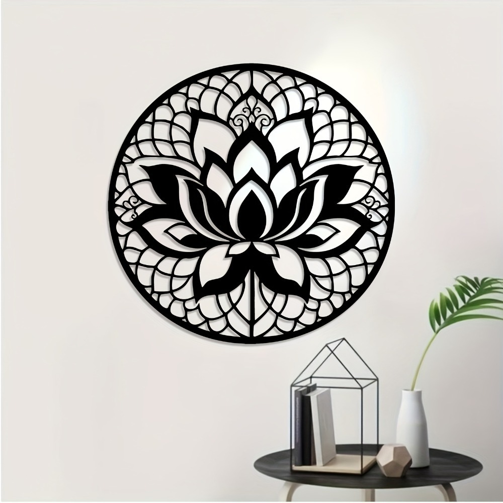 Lumiho Metal Wall Art Lotus Fl - Flower Wall Panel ulasan dan harga