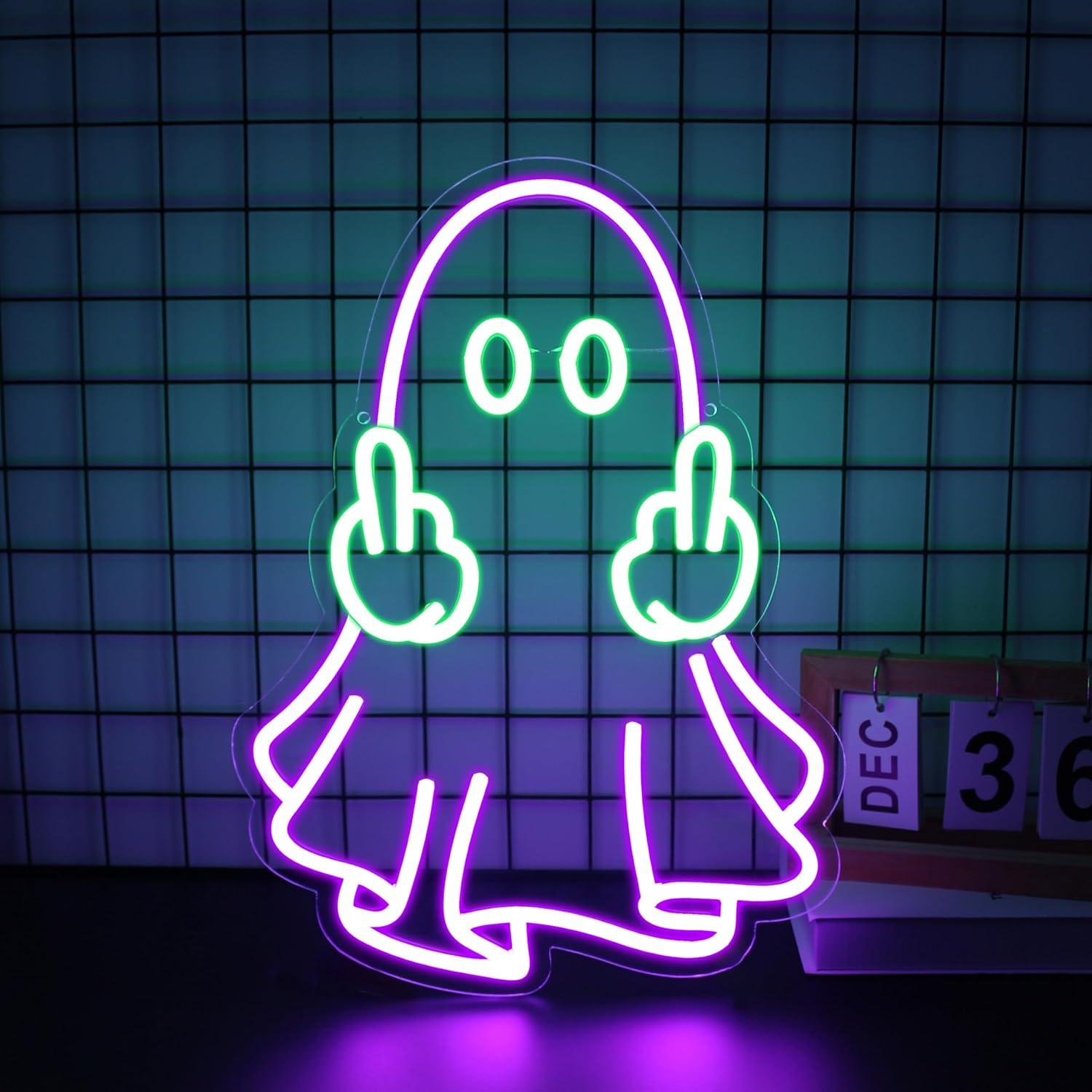 Ghost Neon Sign USB Powered LE - Neon Sign Party ulasan dan harga