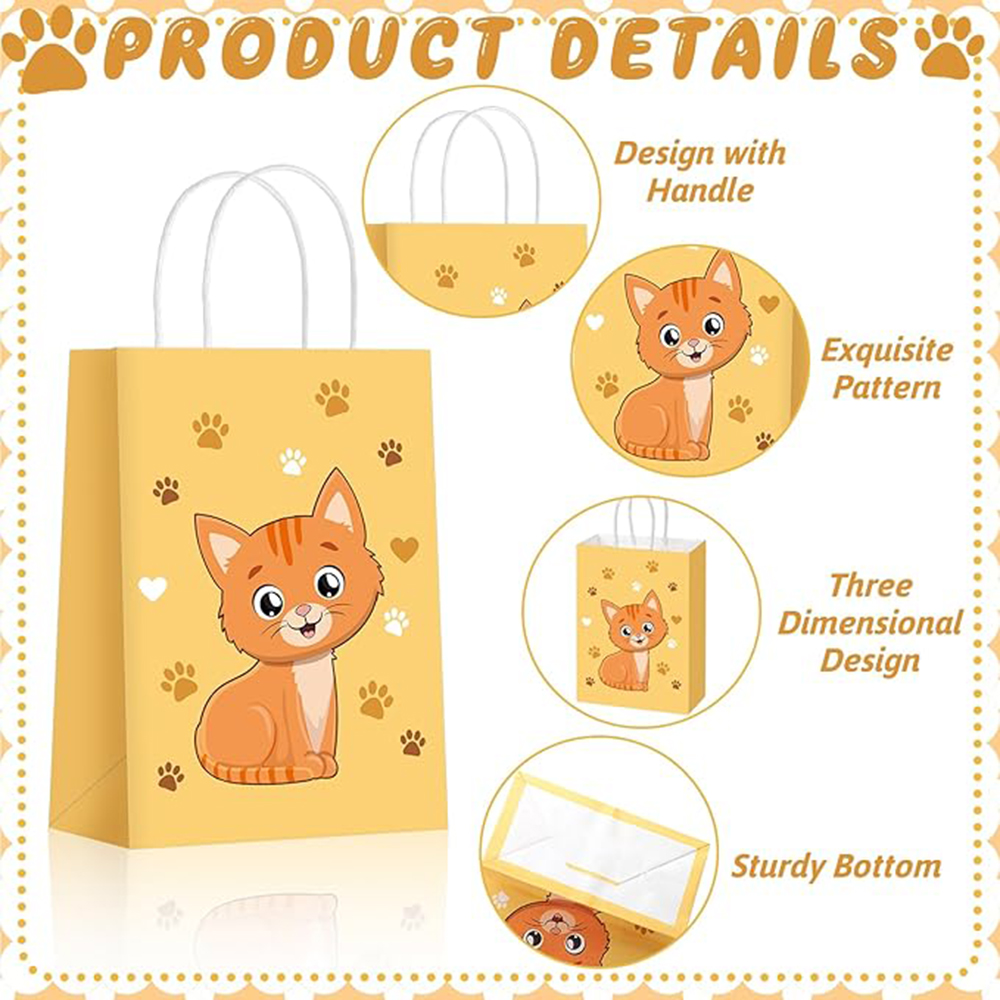 6-48Pcs Colorful Cartoon Cat P - Event Party Shop ulasan dan harga