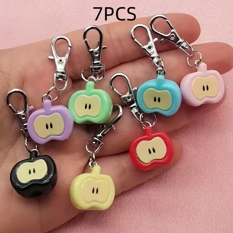 7pcs resin simulated Apple key - Party Favor Bag ulasan dan harga