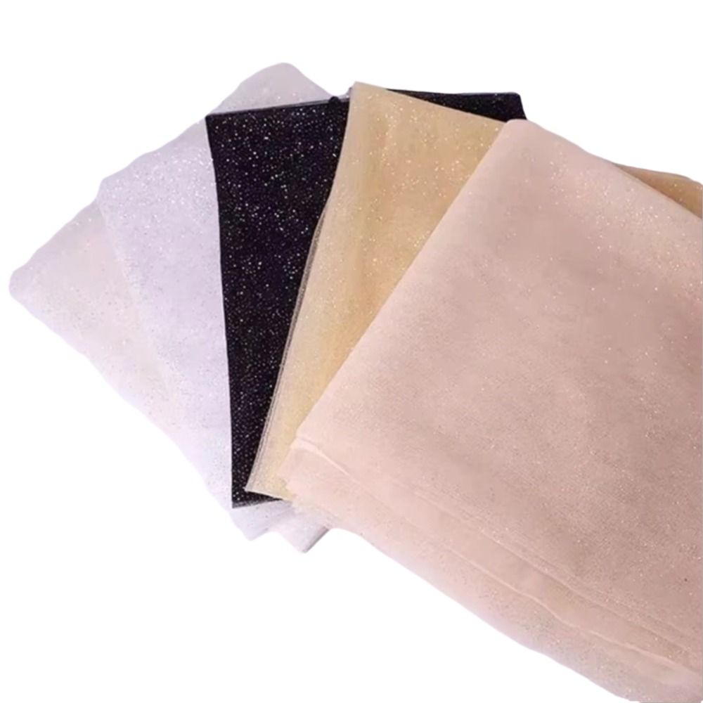 New 45cmX150cm Mesh Sparkle Fa - Glitter Tablecloth ulasan dan harga