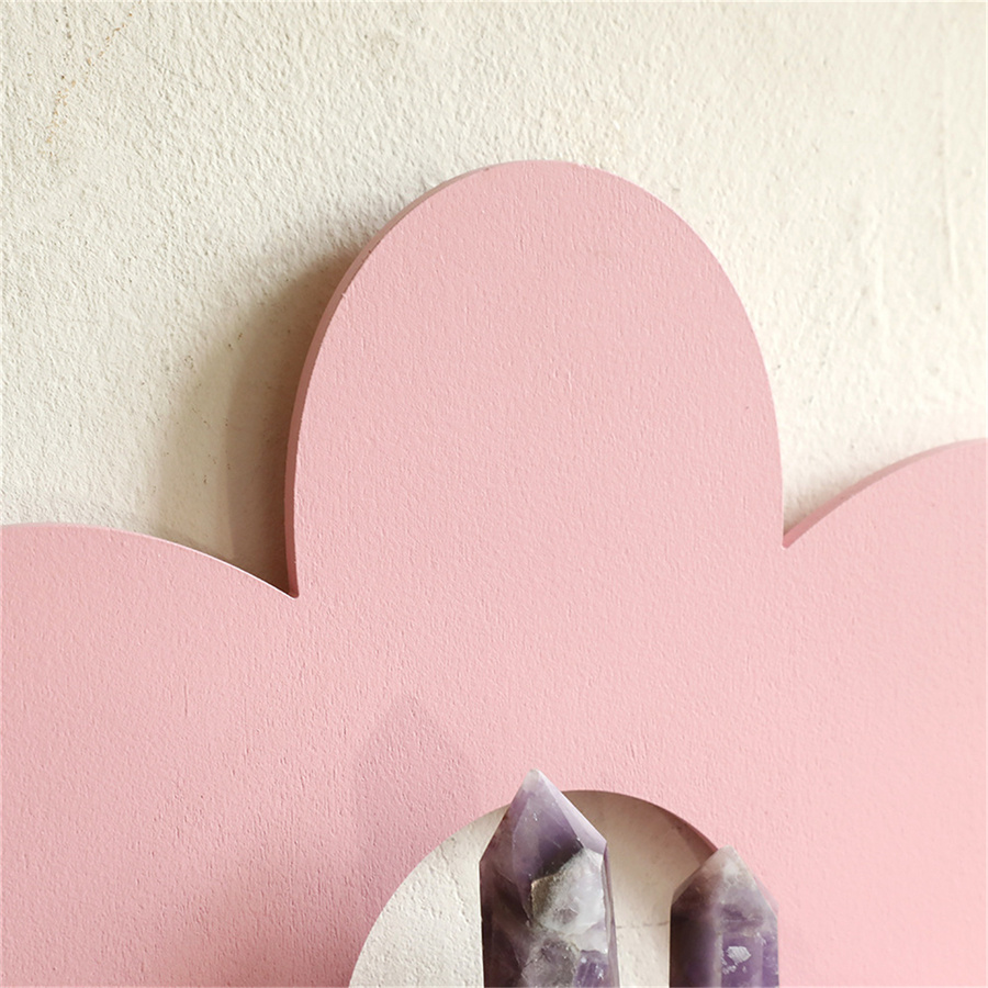 Flower Crystal Shelf Display B - Flower Wall Panel ulasan dan harga
