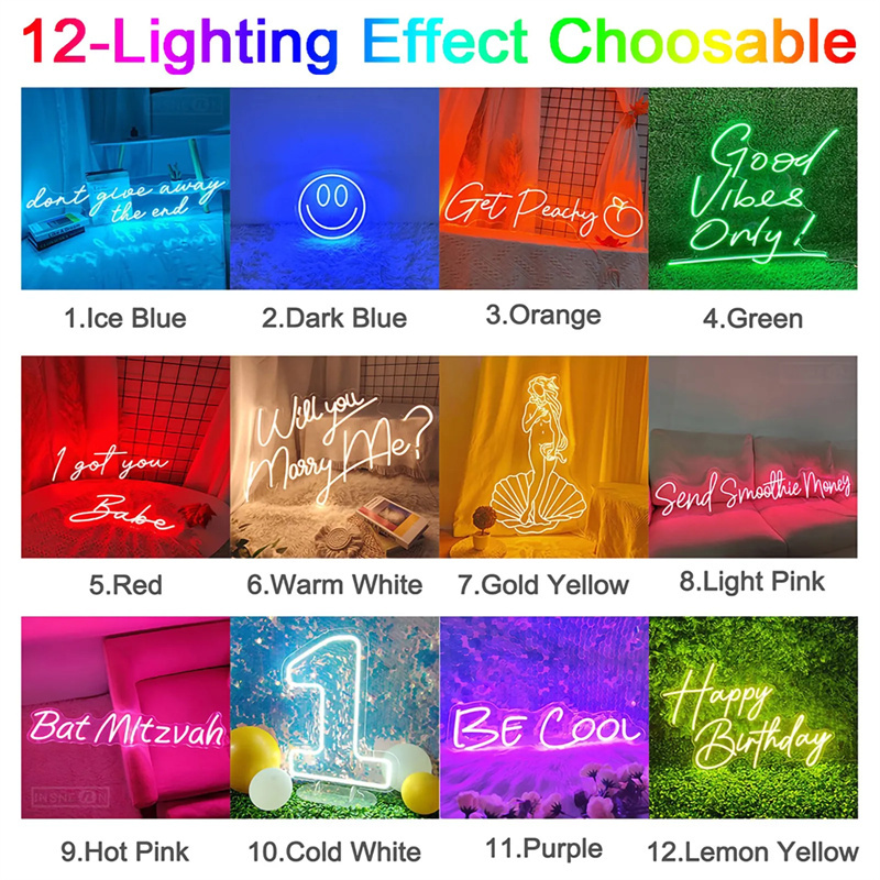 Custom Led Neon Signs LED Ligh - Neon Sign Party ulasan dan harga