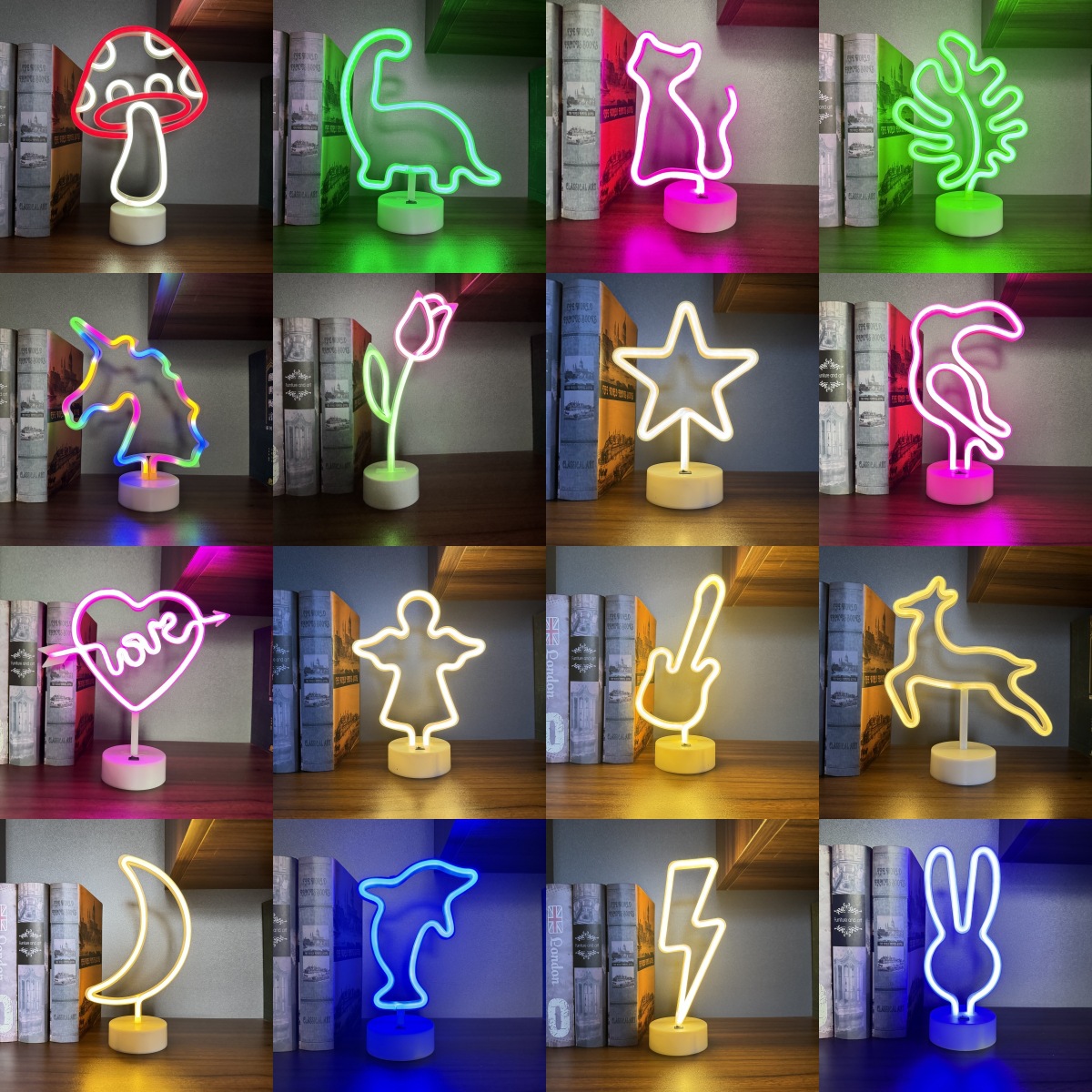 LED Neon Sign Light With Base  - Neon Sign Party ulasan dan harga